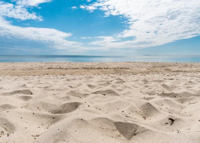 Daire Traumhaftes - Odins Blick 24 - Exklusive Strandlage, Gartenanlage, Sauna